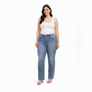 KUT FROM THE KLOTH button fly jeans ROSA size 16 NWT